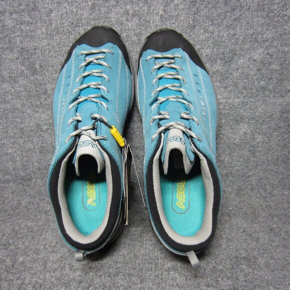 Asolo Nucleon GV GTX Waterproof Vibram Hiking Trail Shoes Blue Womens 6.5 NEW - Picture 5 of 8